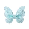 Funkelnde hellblaue Glitzer-Schmetterlings-Haarspange für Kinder mit Pailletten - Schmetterling Farbverlauf Pailletten Stil (32)