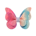 Funkelnde Haarklammer mit Farbverlauf-Schmetterling und Glitzer für Mädchen und Babys - Schmetterling Farbverlauf Pailletten Stil (19)
