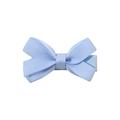 Barrette à cheveux pour filles avec nœud en ruban gros-grain bleu clair et pince métal - Bleu Clair (333)