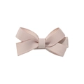 Barrette à cheveux avec nœud en ruban gros-grain rose pâle pour filles et bébés - Rose Lotus (813)