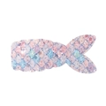 Fermaglio per capelli a sirena con paillettes per bambine in colori rosa viola e blu - Sfumato Rosa Viola Blu (2)