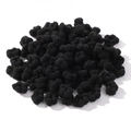Schwarze elastische Mini-Haargummis in Handtuch-Optik mit Spiralstruktur für Damen - Klassisches Schwarz (9)
