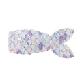 Pinza para el pelo de sirena con lentejuelas brillantes en azul claro y violeta - Arcoíris Rosa Púrpura Azul (5)