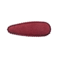 Fermaglio per capelli a goccia in velluto rosso scuro con eleganti bordi increspati - Rosso Scuro (33)