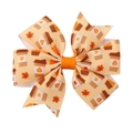 Thanksgiving turkey pumpkin bow hair clip with maple leaf pattern on beige grosgrain - Beige Pumpkin Coffee Cup (17)