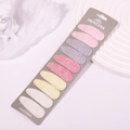 Set di 10 fermagli per capelli in pizzo ricamato macaron per ragazze su carta - Stile in Pizzo Toni Macaron (7)