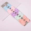 Lot de 5 barrettes à nœuds faites à la main pour filles aux couleurs pastel - Multicolore Macaron (2) - Grand