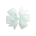 Pince à cheveux nœud vert menthe en ruban gros-grain fait main pour petites filles - Vert Menthe (19)