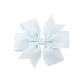 Pince à cheveux nœud papillon bleu clair en ruban gros-grain pour enfants - Bleu Clair (303)