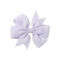 Barrette nœud papillon en ruban gros-grain lavande à double couche pour petits enfants - Lavande (420)