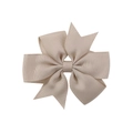 Barrette à cheveux artisanale en ruban gros-grain champagne pour enfants - Champagne (823)