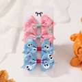 Halloween butterfly hair clips set with potion and skull patterns for girls - Potion And Skull Style