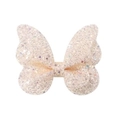 Fermaglio per capelli a farfalla 3D rosa sfumato con glitter scintillanti per bambini - 2a-22 (2 Pezzi In Una Bustina Di Cartone Opp)