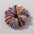 Set di elastici per capelli intrecciati colorati per bambini in tonalità Morandi - 100R
