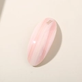 Rosafarbene und weiße marmorierte Acetat-Haarspange mit goldenem Barrette La France-Schriftzug - Großpackung (ohne Verpackung) / Rosa