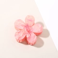 Elegante molletta per capelli a forma di fiore con finitura in marmo rosa chic - Stile Fiore / Rosa Scuro Marmo