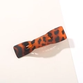 Eleganter Entenschnabel-Haarclip mit Schildpattmuster in Bernstein-Schwarz-Design - Großpackung / Matte Red Leopard