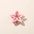 Stervormige haarklem in matroze met witte spetterpatronen, stijlvol haaraccessoire - Bulkverpakking / Gradiënt Roze