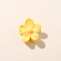 Sweet lemon yellow gradient frangipani hair claw clip with a glossy resin finish - Small / Glossy Yellow Gradient