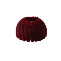 Flocking Wine Red