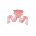 Pinza per capelli grande con sfumatura rosa, design a onde e finitura opaca morbida - Stile M (M款) / Rosa Fiori di Ciliegio Sfumato