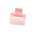 Pinza per capelli opaca con sfumatura rosa per uno styling elegante - Stile Quadrato (方形) / Rosa Fiori di Ciliegio Sfumato