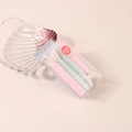 Set of pink and green hair roller pins for air bangs and high cranial top styling - #3 Pink & Green (boxed/pair)