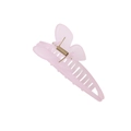 Elegant butterfly hair claw clip in matte light pink resin for women Korean style - Light Purple (Bulk)