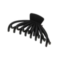 Classica molletta per capelli a polipo nero opaco con finitura satinata per capelli folti - Nero-Opaco