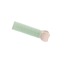Light green velcro hair roller with beige clip for styling voluminous bangs and hair roots - #5 Light Green (bulk)