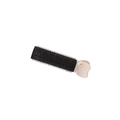 Hair roller clip with black nylon velcro and beige plastic clip for voluminous bangs - #5 Black (bulk)
