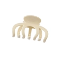 Elegante pinza per capelli grande bianco crema con finitura lucida per capelli folti - Bianco Crema Lucido / Confezione sfusa