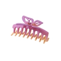 Eleganter Schmetterlings-Haarclip mit lila und orangefarbenem mattem Farbverlauf - Großpackung / Lila-Orange Verlauf