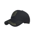Gorra de béisbol táctica negra con bordado de U.S. Army y parche de escudo verde - Negro