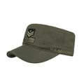 Gorra militar de algodón verde militar con bordado U.S. Air Force y parche de estrella - Verde Militar