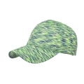 Berretto da baseball a righe verdi e blu con visiera curva per la protezione solare - Regolabile / Verde