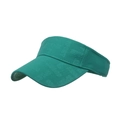 Vibrant green open top sun visor hat featuring embossed SPORT lettering for outdoor sports - Green