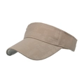Visiera parasole color kaki con motivi SPORT a rilievo per sport e tennis - Cachi
