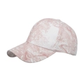 Cappellino da baseball con motivo floreale vintage Toile de Jouy in rosa e bianco - Rosa