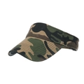 Visiera parasole mimetica jungle con tesa larga per sport all'aperto e attività estive - Camouflage Cachi