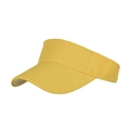 Bright yellow sun visor hat in breathable twill fabric for summer outdoor sports - Yellow