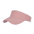 Visière de soleil respirante en coton pour femmes en couleur rose lotus pour l'extérieur - Rose