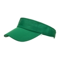 Neon green athletic sun visor with wide brim and breathable mesh for golf and outdoor sports - Green