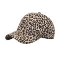 Casquette de baseball classique à motif léopard marron et beige pour l'extérieur - Beige