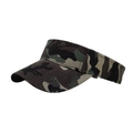 Visière de soleil classique en coton camouflage de jungle pour le golf et sport en plein air - Camouflage de Jungle / Vert