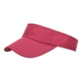 Rose red neon empty top sun visor hat in breathable mesh for golf and outdoor sports - Plum Red