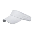 Visiera parasole minimalista in cotone bianco per golf e attività all'aperto - Bianco
