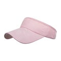 Visière de soleil rose en jacquard camouflage avec dessus ouvert pour le sport - Rose
