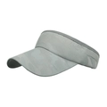 Adjustable grey camouflage visor cap made of breathable fabric for outdoor sports - Gray