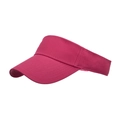 Classico cappello a visiera in cotone rosa per golf e attività sportive all'aperto - Rosso Prugna